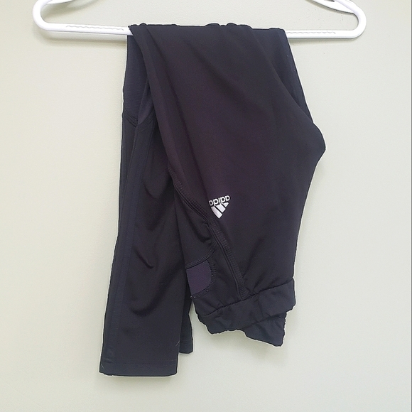 Adidas Response Leggings with Ankle Zip and Mesh Cut-Outs Size S - Picture 1 of 15